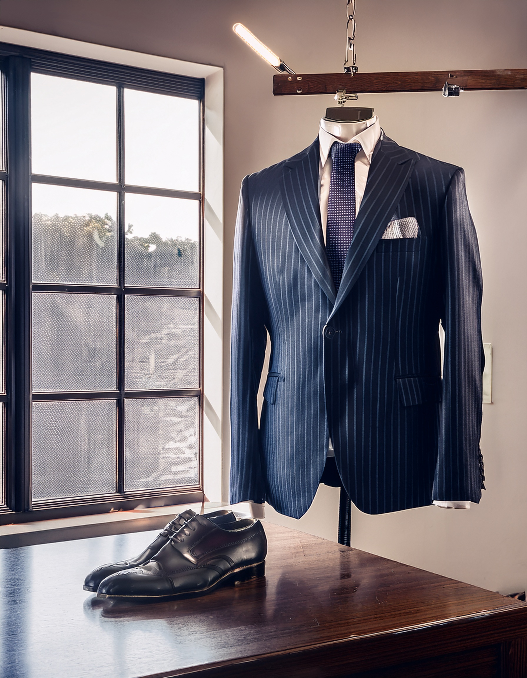 Person in einem eleganten und klassischen Design